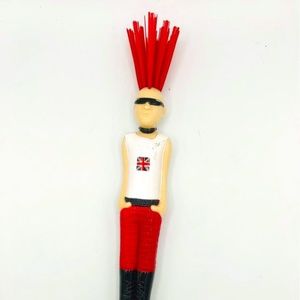 Vintage Punk Rocker Bottle Brush